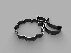 flower cutter cookie stl custom cookie cutter stl 3d print design 3d files stl file 3D Model
