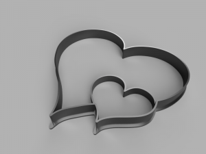 heart cutter cookie stl custom cookie cutter stl 3d print design 3d files stl file 3D 模型