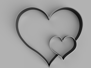 heart cutter cookie stl custom cookie cutter stl 3d print design 3d files stl file 3D 模型