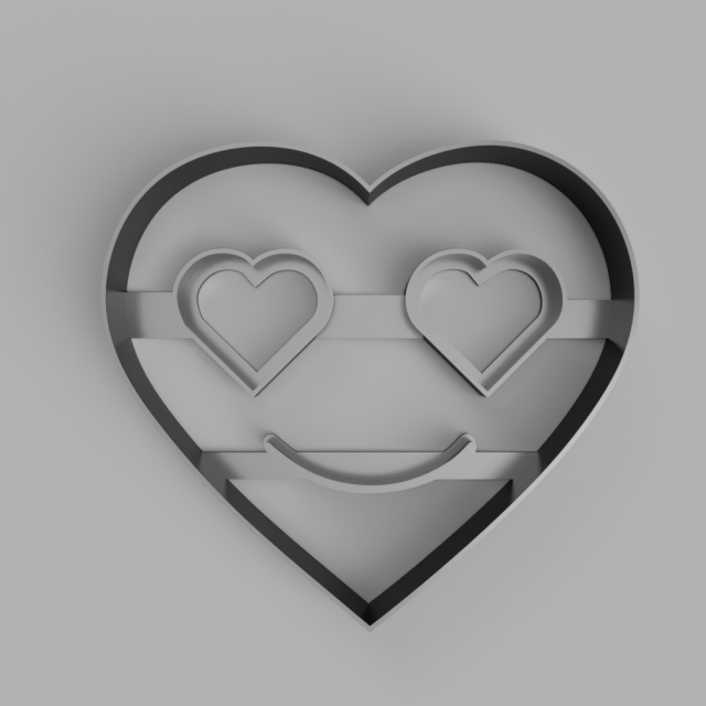 heart cutter cookie stl custom cookie cutter stl 3d print design 3d files stl file 3D Модель .c4d .max .obj .3ds .fbx .stl .blend 