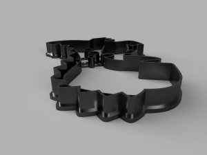 dino cutter cookie stl custom cookie cutter stl 3d print design 3d files stl file 3D Model