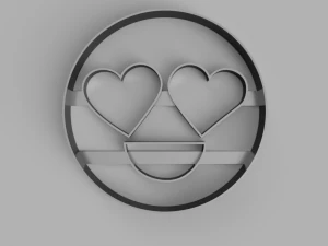 ハートカッタークッキー stl カスタムクッキーカッター stl 3d プリントデザイン 3d ファイル stl ファイル 3Dモデル