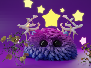 fluffy animal 3D 모델
