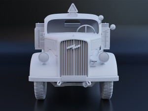 opel blitz truck ww ii separated parts for 3d printing 3Dプリントモデル