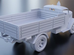 opel blitz truck ww ii separated parts for 3d printing 3Dプリントモデル