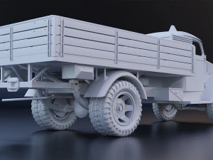 opel blitz truck ww ii separated parts for 3d printing 3D Print Model