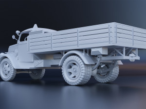 opel blitz truck ww ii separated parts for 3d printing 3Dプリントモデル