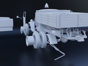 opel blitz truck ww ii separated parts for 3d printing 3Dプリントモデル