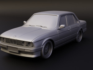 e30 chrome bumper stl for 3d printing 3Dプリントモデル