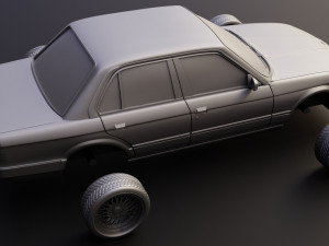 e30 chrome bumper stl for 3d printing 3D Print Model