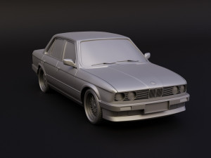 e30 chrome bumper stl for 3d printing 3D Print Model