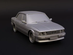 e30 chrome bumper stl for 3d printing 3D Print Model