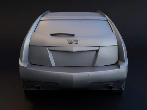 cadillac cts-v wagon 2 versions stl for 3d printing 3D Print Model