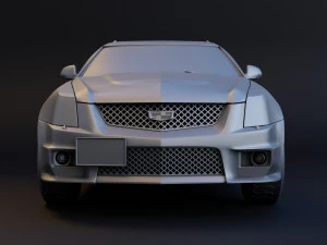 cadillac cts-v wagon 2 versions stl for 3d printing 3D Print Model