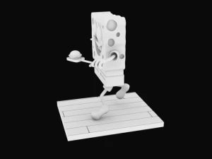 sponge bob separeted parts for 3d printing 3D Print Model
