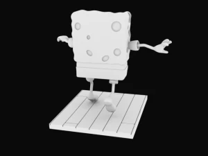 sponge bob separeted parts for 3d printing 3D Print Model