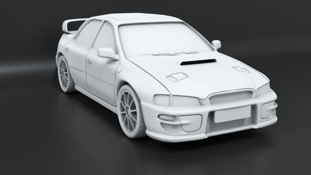 subaru gc8 stl with separated parts for 3d printing 3D Print Model .c4d .max .obj .3ds .fbx .stl .blend 