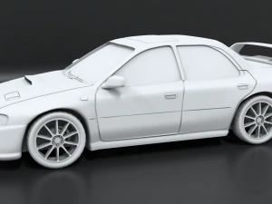 subaru gc8 stl with separated parts for 3d printing 3D Print Model