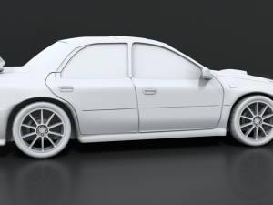 subaru gc8 stl with separated parts for 3d printing 3D Print Model