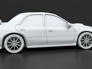 subaru gc8 stl with separated parts for 3d printing 3D Print Model