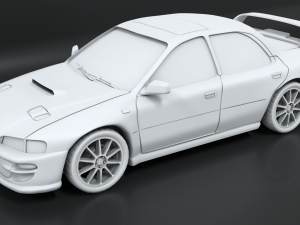 subaru gc8 stl with separated parts for 3d printing 3D Print Model
