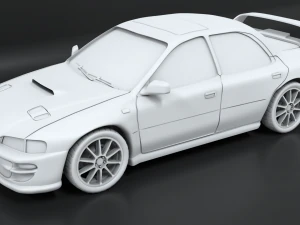 subaru gc8 stl with separated parts for 3d printing 3D Print Model