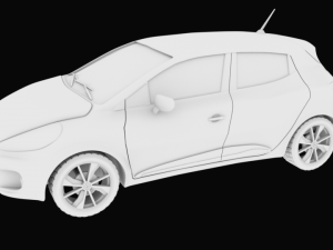 renault clio 4 with separated parts stl for 3d printing 3D Print Model