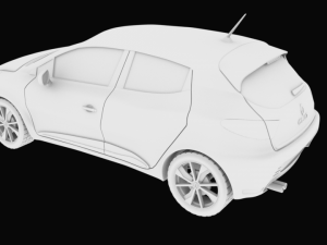 renault clio 4 with separated parts stl for 3d printing 3D Print Model