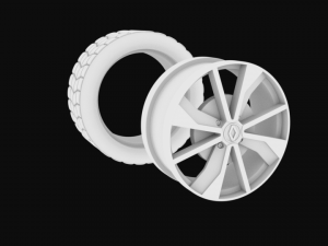 renault clio 4 with separated parts stl for 3d printing 3D Print Model