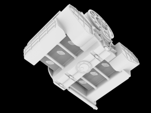 porshe 911 engine stl 3d print 3D-Druckmodell