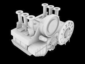 porshe 911 engine stl 3d print 3D-Druckmodell