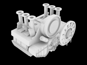 porshe 911 engine stl 3d print 3D Print Model