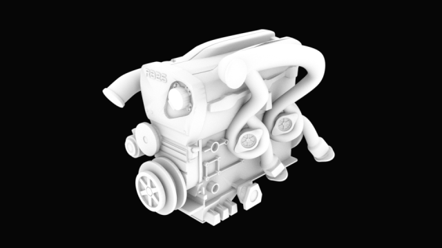 skyline gtr-r34 engine stl for 3d printing Modelo de Impressão 3D .c4d .max .obj .3ds .fbx .stl .blend 