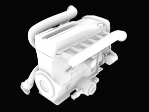 skyline gtr-r34 engine stl for 3d printing Modelo de Impressão 3D