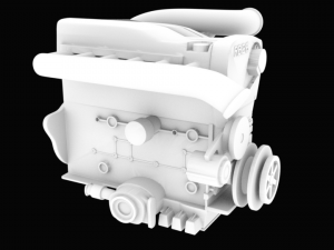 skyline gtr-r34 engine stl for 3d printing Modelo de Impressão 3D