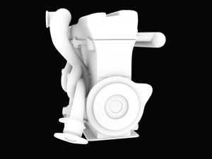 skyline gtr-r34 engine stl for 3d printing Modelo de Impressão 3D