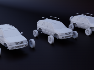 opel frontera stl 3 versions for 3d printing 3D 打印模型