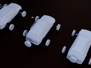 opel frontera stl 3 versions for 3d printing 3D 打印模型