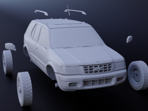 opel frontera stl 3 versions for 3d printing 3D 打印模型