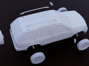 opel frontera stl 3 versions for 3d printing 3D 打印模型