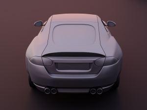 jaguar xkr 2010 2 versions stl for 3d printing Modelo de Impressão 3D