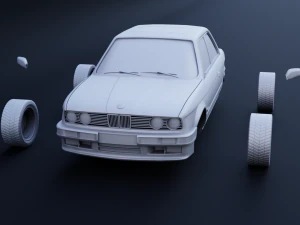 2-door E30 stl for 3D printing 3D Print Model