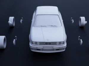 2-door E30 stl for 3D printing 3D Print Model