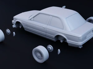 2-door E30 stl for 3D printing 3D Print Model