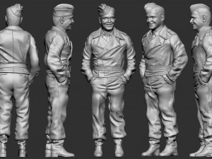 Hans fendesack 3d printable figure different scale 3D-printmodel