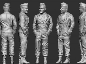 Hans fendesack 3d printable figure different scale 3D-printmodel