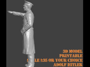 Adolf Hitler 3d printable Scale 135 Figur Version 2 3D Print Model