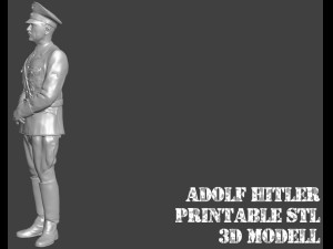 Adolf Hitler 3d printable Scale 135 Figur Version 3 3D 프린트 모델