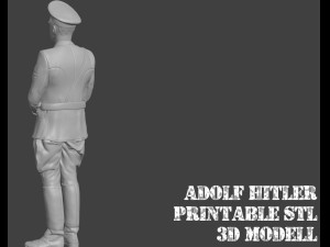 Adolf Hitler 3d printable Scale 135 Figur Version 3 3D 프린트 모델
