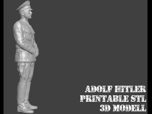 Adolf Hitler 3d printable Scale 135 Figur Version 3 3D 프린트 모델